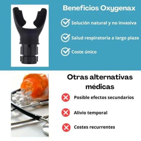 OXYGENAX® - ENTRENADOR DE PULMONES